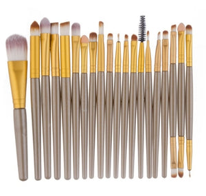 makeup brushes Set 6 Colors Concealer Palette maquiagem Puff 20 brushes Face Contour Cosmetic Make Up Tools Brushes for make-up