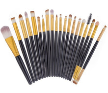 Carregar imagem no visualizador da galeria, makeup brushes Set 6 Colors Concealer Palette maquiagem Puff 20 brushes Face Contour Cosmetic Make Up Tools Brushes for make-up