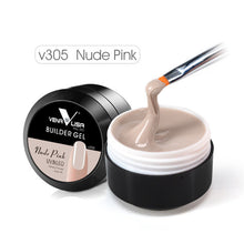 Carregar imagem no visualizador da galeria, Venalisa supply 15 ml strong thin Jelly led UV soak off cover pink clear nail art Camouflage UV Builder gel Extend nail gel