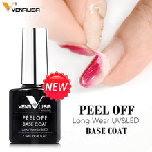 Carregar imagem no visualizador da galeria, Venalisa supply 15 ml strong thin Jelly led UV soak off cover pink clear nail art Camouflage UV Builder gel Extend nail gel